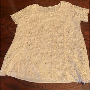 White dress barn shirt